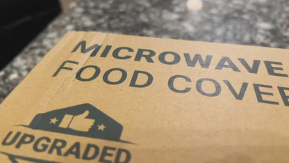 Microwave Food Cover with Steamer and Handle — Keep Your Microwave Clean, Your Food Moist