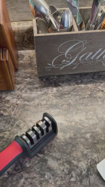 Professional Knife Sharpener — Razor-Sharp Knives in Seconds